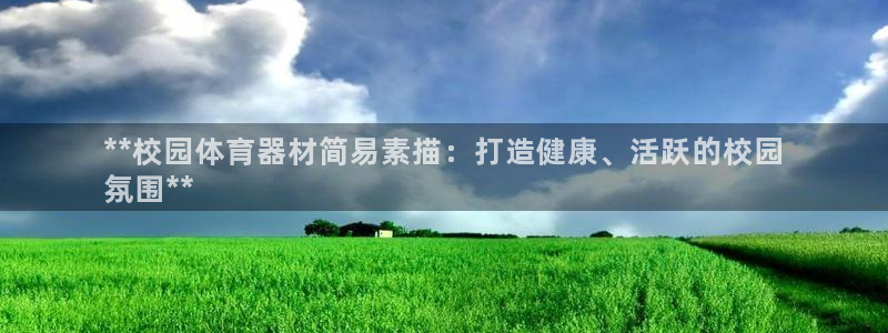 耀世平台代理注册登录不了：**校园体育器材简易素描：