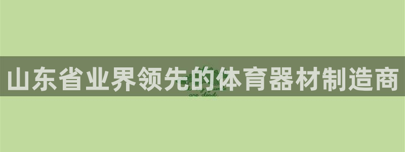 耀世娱乐官网网站登录：山东省业界领先的体育器材制造商