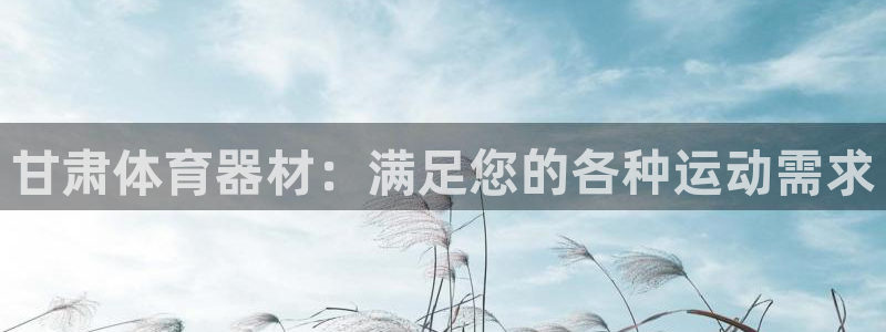 耀世娱乐登录注册：甘肃体育器材：满足您的各种运动需求