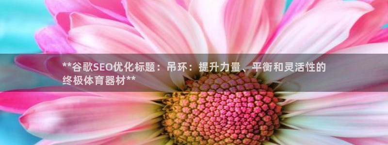 耀世平台开户要求是什么：**谷歌SEO优化标题：吊环